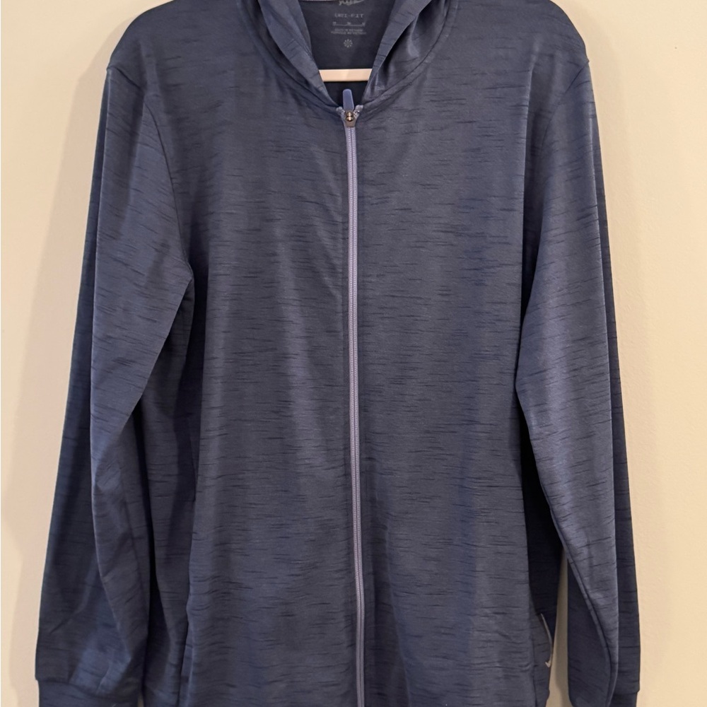 Nike Men's Navy Zip-Up Sweater